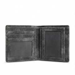 Men’s Grey Genuine Suede Zip-Front Jacket Outfit Set – Jacket, Wallet, Belt & Keychain