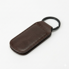 Men’s Brown Genuine Leather Zip-Front Jacket Outfit Set – Jacket, Wallet, Belt & Keychain