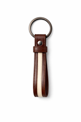 Men’s Cream & Brown Varsity Leather Jacket Outfit Set – Jacket, Wallet, Belt & Keychain