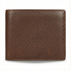 Men’s Premium Brown Leather Jacket Outfit Set – Jacket, Wallet, Belt & Keychain