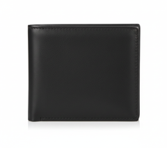 Men’s Black Genuine Leather Jacket Outfit Set – Jacket, Wallet, Belt & Keychain