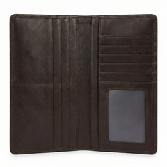 Men’s Brown Genuine Leather Zip-Front Jacket Outfit Set – Jacket, Wallet, Belt & Keychain