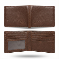 Men’s Premium Brown Leather Jacket Outfit Set – Jacket, Wallet, Belt & Keychain