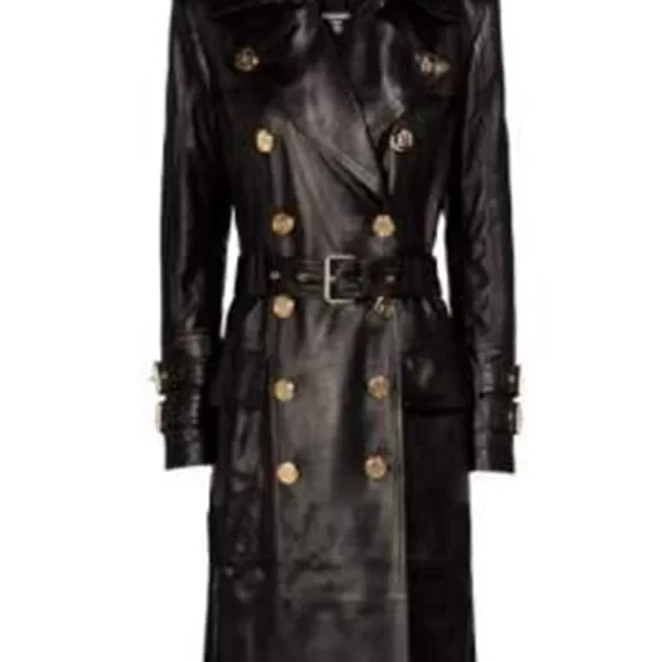 Power Book II Ghost Monet Leather Coat | Real Black Leather | Lapel Collar | Shop Now - Photo 1