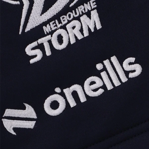 Official NRL Melbourne Storm 2024 Hoodie | O’Neills Blue Fleece Pullover - Photo 4