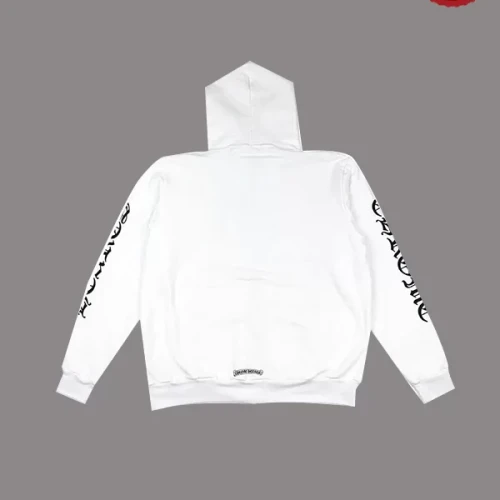 Chrome Hearts Vertical Logo FU Hood Zip-Up Hoodie | Luxury Streetwear for Men & Women - Photo 2