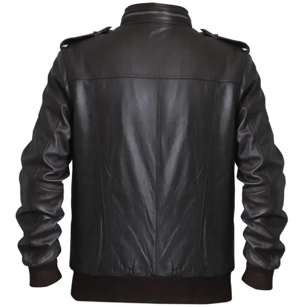 Brooklyn Nine-Nine Black Biker Jacket | Jake Peralta Inspired Leather Coat - Photo 4
