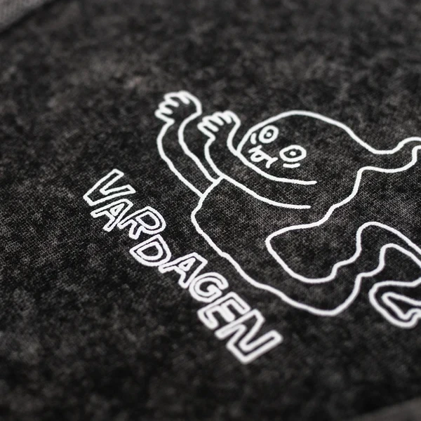 Vardagen Cozy Ghost Grey Hoodie | Denim Pullover | USA Streetwear - Photo 2